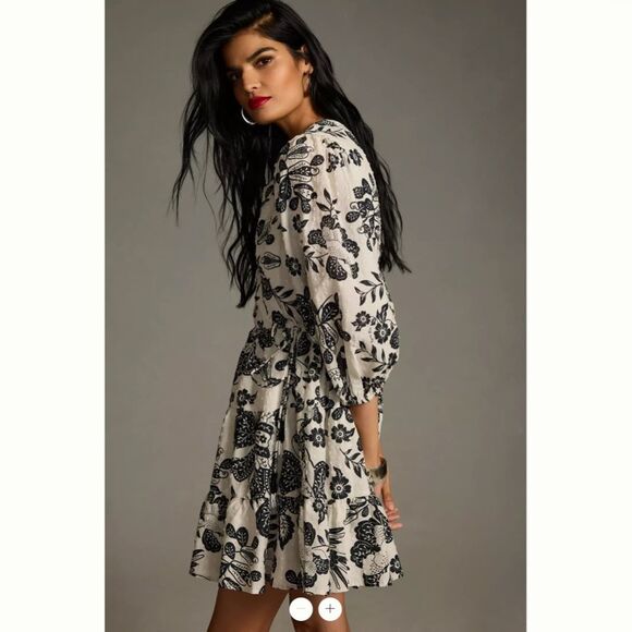 Farm Rio x Anthropologie Printed Wrap Dress - Picture 3 of 4